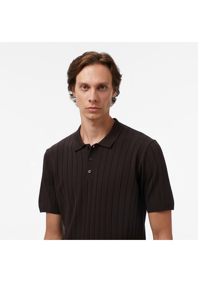 Nautica Erkek Kahverengi Classic Fit Kazak Düz S57307t Kahverengi