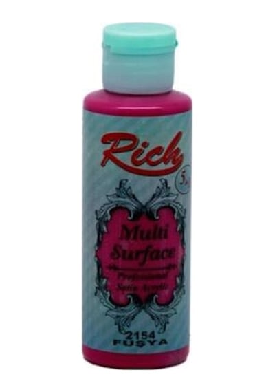Rich Akrilik Boya Multi Surface 120 Cc Fuşya 120-2154