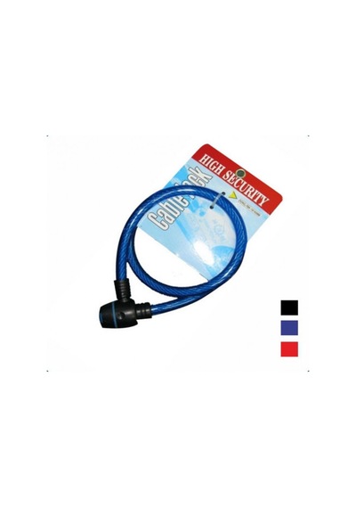 Halat Kilit 15x1000 Zhongli Bisiklet Motosiklet Kırmızı