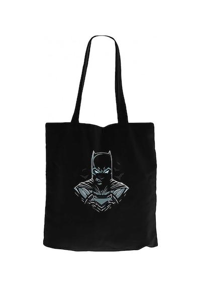 Batman Head Siyah Kanvas Bez Çanta Siyah
