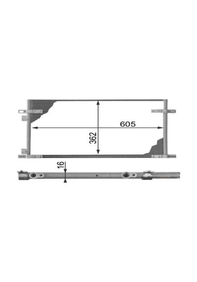 MGA 82117 Klima Radyatörü Laguna I 98-