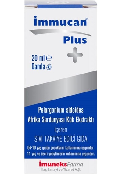 Immucan Plus Afrika Sardunyası Damla 20 Ml