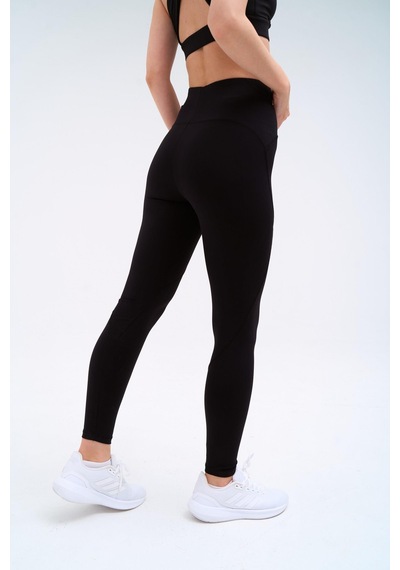 Normal People Lea - Yüksek Bel Toparlayıcı Tayt Activefit Kumaş Siyah