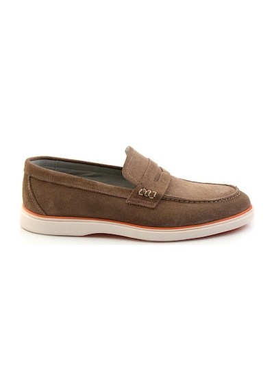 Bambi Kum Hakiki Deri Erkek Loafer Ayakkabı E01054184802 Kum