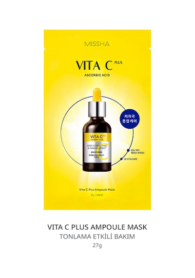 Missha Leke Karşıtı C Vitamini İçerikli Aydınlatıcı Maske Vita C Plus Ampoule Mask