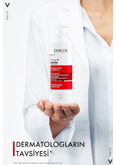 Vichy Dercos Saç Dökülmesine Karşı Bakım Şampuanı 2 x 400 ML