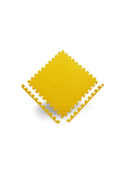 50x50 13mm Damla Desen Puzzle Tatami Minder Spor Yoga Pilates Oyun Matı Sarı