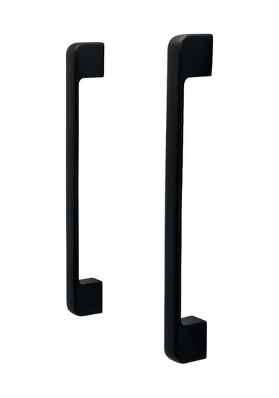 Arel Mat Siyah Tv Ünitesi Vestiyer Yatak Odası Mutfak Dolap Çekmece Kulpu 128 Mm 12,8 Cm 2 Adet