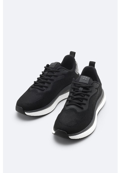 Avva Erkek Siyah Nefes Alan Sneaker Ayakkabı A61y8012