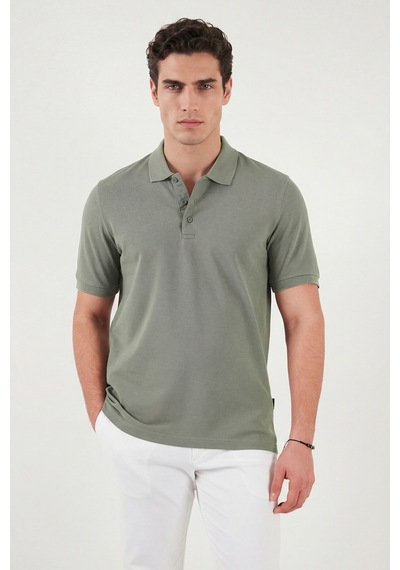 Buratti Erkek Polo Yaka T Shirt 5902127 Açık Yeşil Açık Yeşil