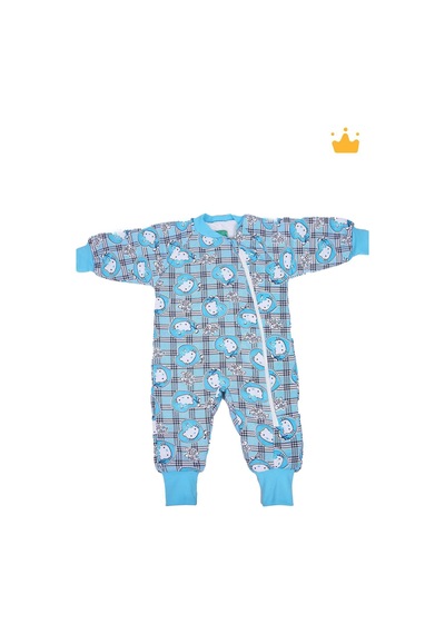 Babyhola 2-9 Yaş Kalın Elyaf Dolgulu 2.5 Tog Premium Kalite Çocuk Uyku Tulumu 23504 Buz Mavisi