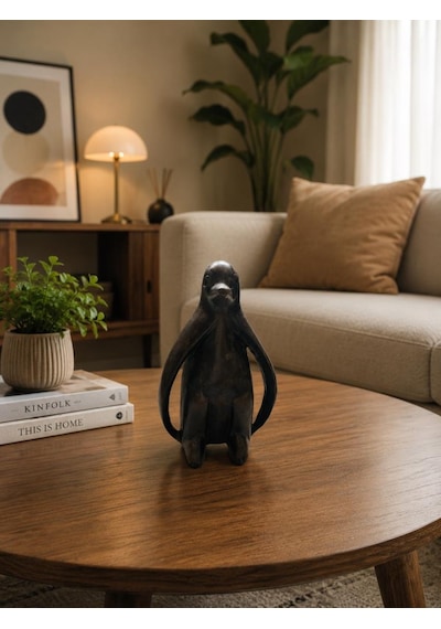Penguen Biblo Dekoratif Obje Minimal Modern Kitaplık Rafı Ve Komidin Üstü Dekoru Reçine Küçük Boy Siyah Dekor Aksesuar 11 Cm Penguen Biblo Dekoratif Obje Minimal Modern Kitaplık Rafı Ve Komidin Üstü Dekoru Reçine Küçük Boy Siyah Dekor Aksesuar 11 Cm
