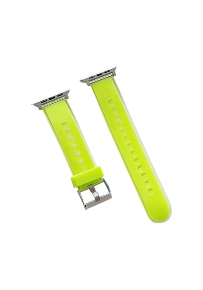 Movenchy Watch 38mm Jelly Silikon Kordon - Yeşil Diğer