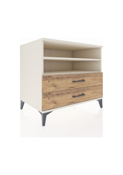 Kronos Şifonyer 2 Raflı 2 Çekmeceli 88x59x80 Aytaşı-çam Aytaşı
