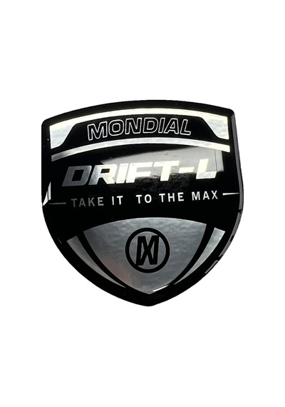 Mondial Drift 3d Gümüş Arma Sticker Redlinegrafik