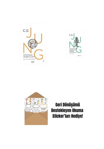 Dönüşüm Sembolleri + Nietzsche'nin Zerdüşt'ü Üzerine Seminerler Ciltli + Okuma Sticker'ları