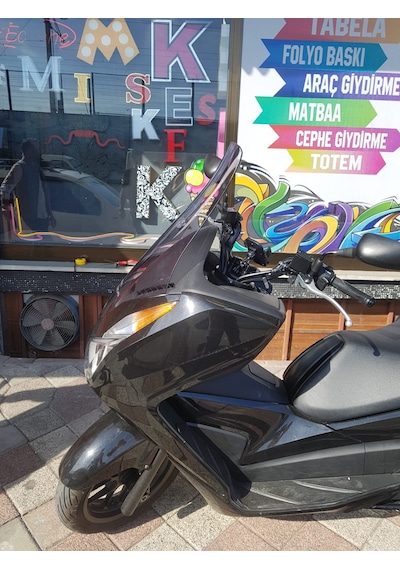 13-17 Honda Forza Ns 300 Ön Cam Açık Füme Zeus Açik Füme 59Cm 4Mm