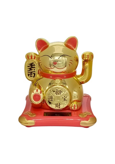 Maneki Neko El Sallayan Şans Kedisi Solar Güneş Enerjili No.5 Alk2935
