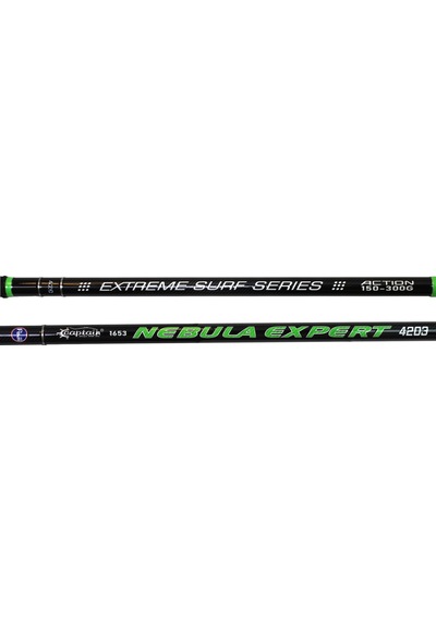 Captain 1653 Nebula Great Expert Fuji 3 Parça Surf Kamış 425cm 300gr Atar