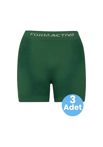 Uniquetrenders Erkek Dikişsiz/seamless Nefes Alabilen Boxer 3 Adet Yeşil