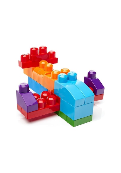 Cyp67 Mega Bloks 60 Parçalı Blok Torbaları 2 Asorti - Mavi - Pembe +1 Yaş