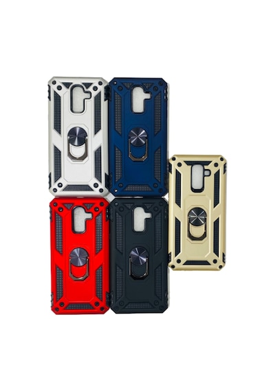 Samsung Uyumlu Galaxy A6 Plus Zirhli Standli Yüzüklü Kilif 396048739