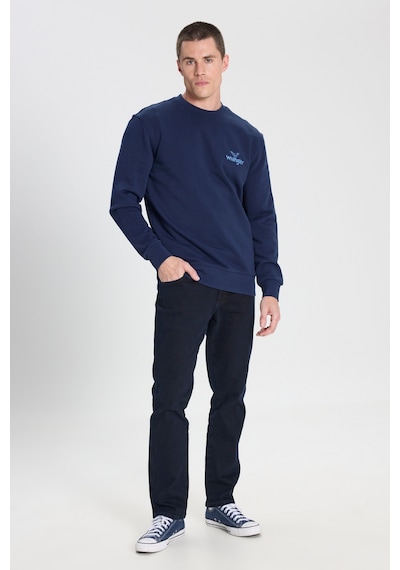 Wrangler Regular Fit Normal Kesim Bisiklet Yaka %100 Pamuk Lacivert Sweatshirt W6895935358 Navy Wrangler Regular Fit Normal Kesim Bisiklet Yaka %100 Pamuk Lacivert Sweatshirt W6895935358 Navy