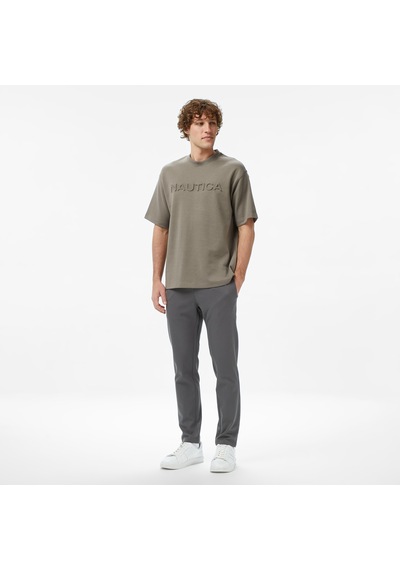 Nautica Erkek Kahverengi Regular Fit Baskılı T-shirtbaskılıv55227t