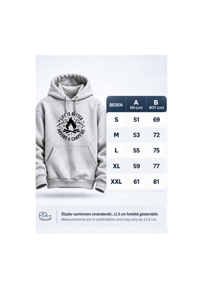 North Whiskers Campfire Hoodie -kamp Ateşi Ve Outdoor Temalı Unisex Kapüşonlu Sweatshirt Gri - 931371664 Gri - 931371664 Gri North Whiskers Campfire Hoodie -kamp Ateşi Ve Outdoor Temalı Unisex Kapüşonlu Sweatshirt Gri - 931371664 Gri - 931371664 Gri