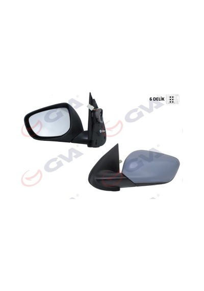 Dış Dikiz Aynası Sol C-elysee-301 13 Elektrikli Isıtmalı Astarlı Konveks 5 Fiş