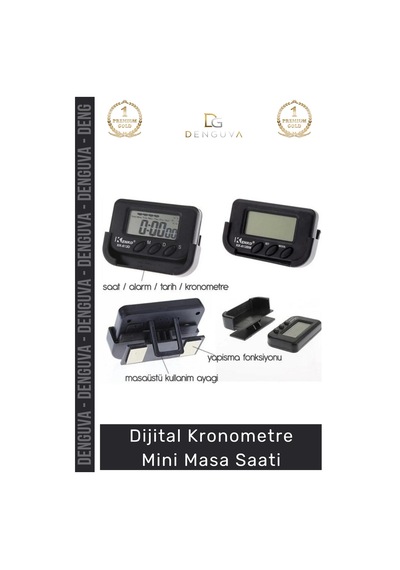 Masasaati Dijital Masa Saati Kompakt Ergonomik Antrenman Okul Yüzme Saati Kronometre Çok Renkli