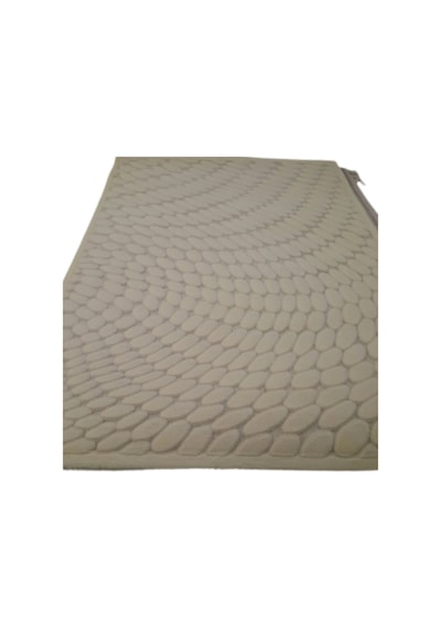 Festival Evva 6704 Kabartma Desen Saçaksız Halı 160X230 Krem 4M2