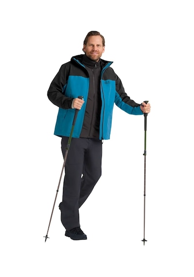 Jack Wolfskın Jack Wolfskin Wild Places 3in1 Erkek Mavi Outdoor Ceketi 8026