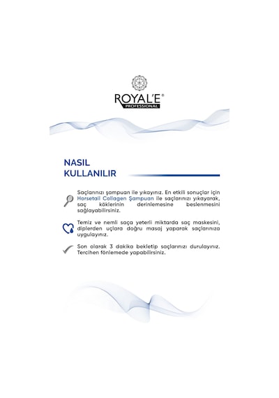 Royale Professional Horsetail Collagen Yavaş Uzayan Saçlar İçin Güçlendirici Saç Maskesi 500 ML