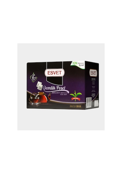 Esvet Bergamot Aromalı Demlik Poşet Çay 50 X 10 Gx5 Adet
