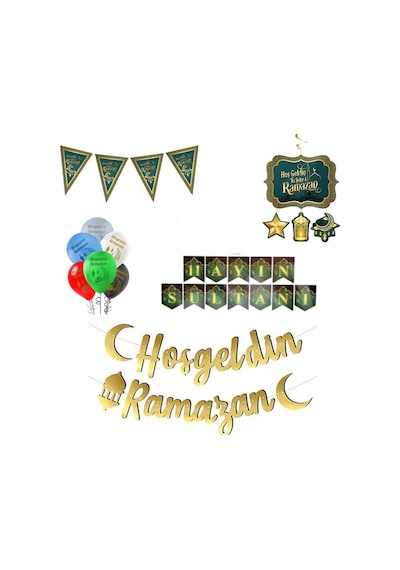 Ramazan Süsleri Hoşgeldin Ya Şehri Ramazan Set 11 Ayın Sultanı 5