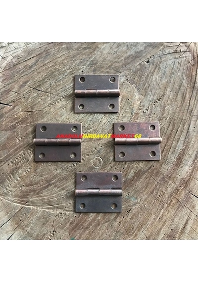 Mini Kutu Menteşesi Tavla Menteşe Bakır 100Adet 22X26 Mm