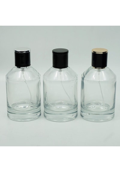Parfüm Şişesi 100 Ml 3 Adet Silindir Kubbeli Model Kolay Kapama Parfüm Şişesi 100 Ml 3 Adet Silindir Kubbeli Model Kolay Kapama