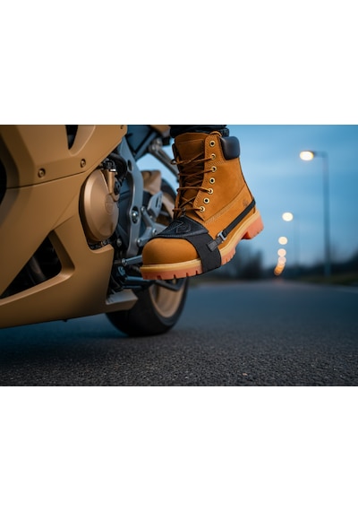 Mtndizlik Shiftarmor Motosiklet Ayakkabı Koruyucu ,vites Ayakkabı Koruyucu,motorcycle Shoe Protector,motosiklet Deri Aksesuar %100 Doğal Deri Tekbeden