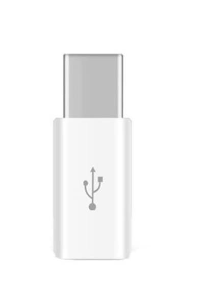 4696 Type C Usb 3.1 To Micro Usb Çevirici Dönüştürücü Adaptör Beyaz