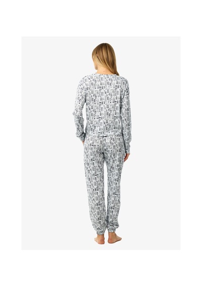 Blackspade Kadın Pijama Takımı 52234 - Baskılı Desenli