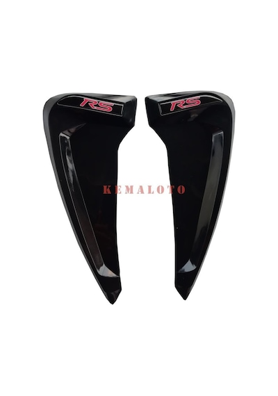 Koto Çamurluk Venti Çamurluk Rüzgarlığı Piano Black 2 Adet Logolu