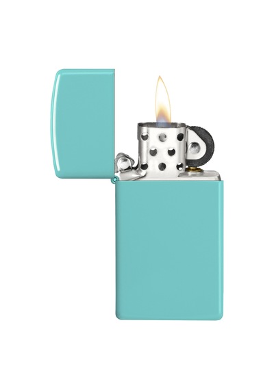 Zippo 49529 Slim Flat Turquoise Çakmak - 49529-090938