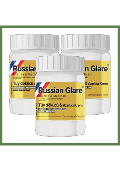 Bezos Russ Glare Tüylere Krem Nano 3 Adet X 50 Ml Russ Merhemi Hb006 66439021