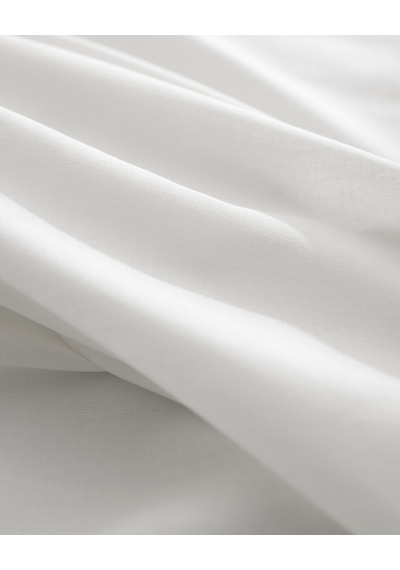 Madame Coco Manon King Size Plus %100 Pamuk Ranforce Lastikli Çarşaf - Beyaz Beyaz