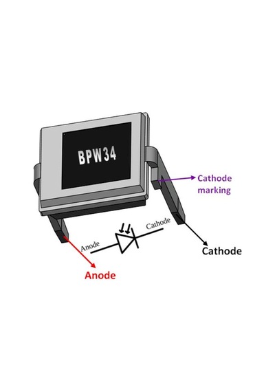 Bpw34 Fotodiyot Optik Sensör