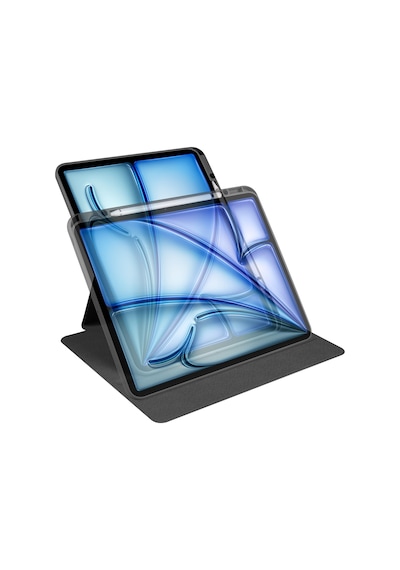 Apple Uyumlu iPad Air 11inç M2 2024 Kılıf Termik Kalem Bölmeli Dönebilen Standlı Kılıf Air 4./5.nesil