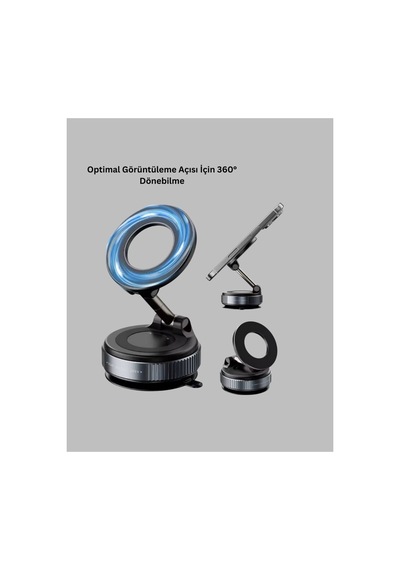 Vakumlu Manyetik Araç Telefon Tutucu Güçlü Tutuş - Hs08375879-6937 Renkli Renkli