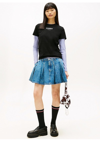 Tommy Hilfiger Tjw Regular Essential Logo T-shirt-12858 Sıyah