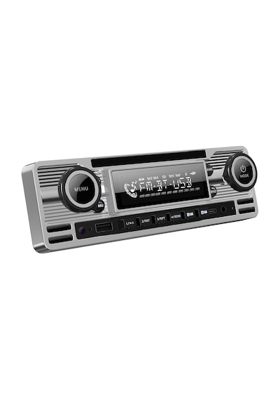 Soundmax Sx-mx61cl Retro Stil Gümüş Renk Teyp Bluetooth/usb/aux/fm/4 50w/mp3